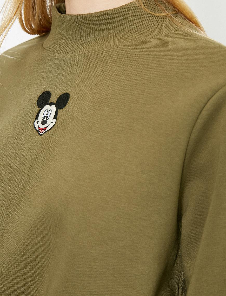   Mickey Mouse Lisanslı Baskılı Sweatshirt