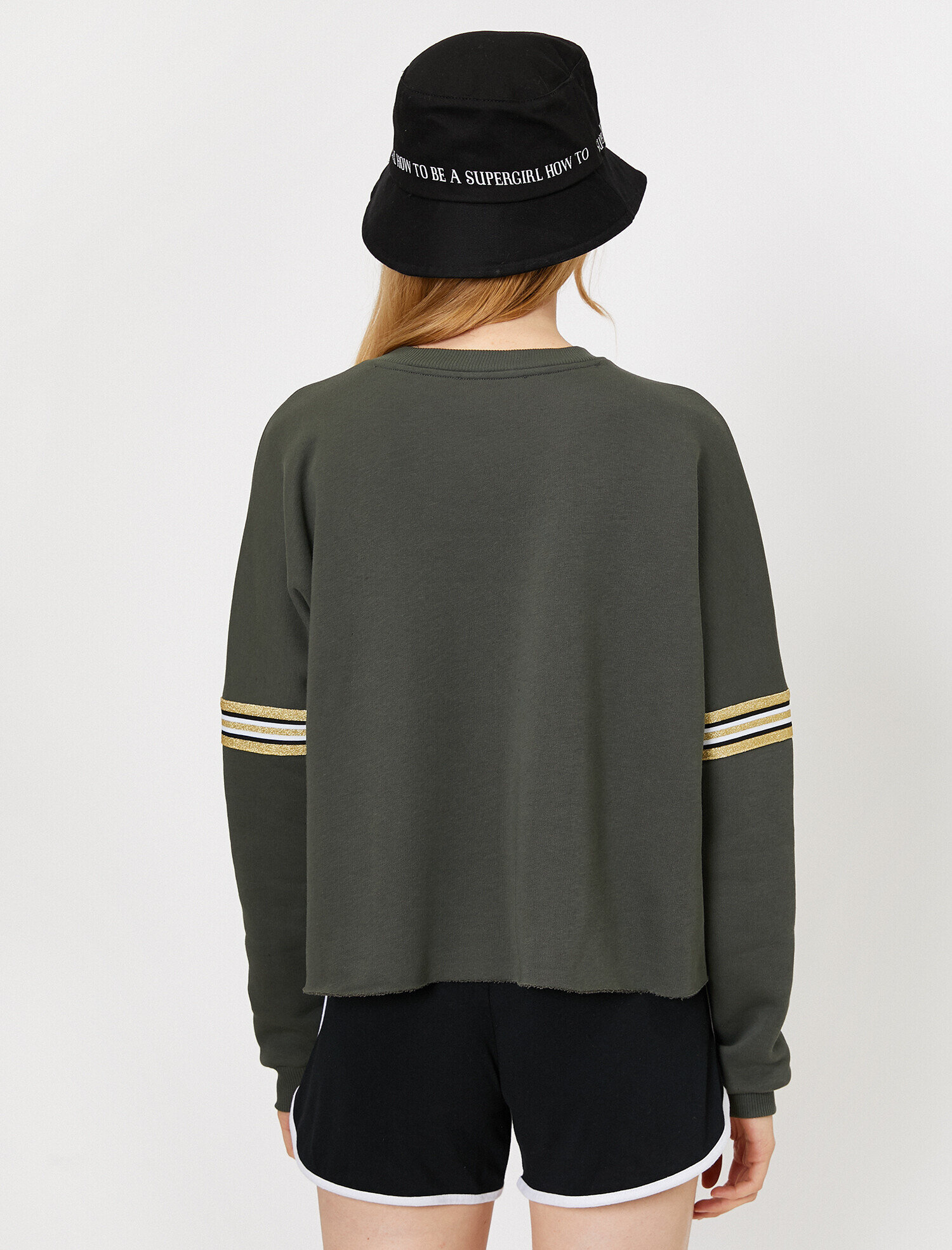   Yazılı Baskılı Sweatshirt