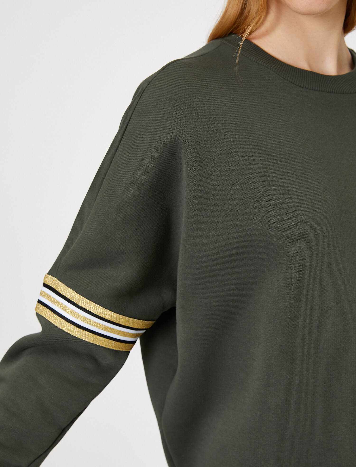   Yazılı Baskılı Sweatshirt