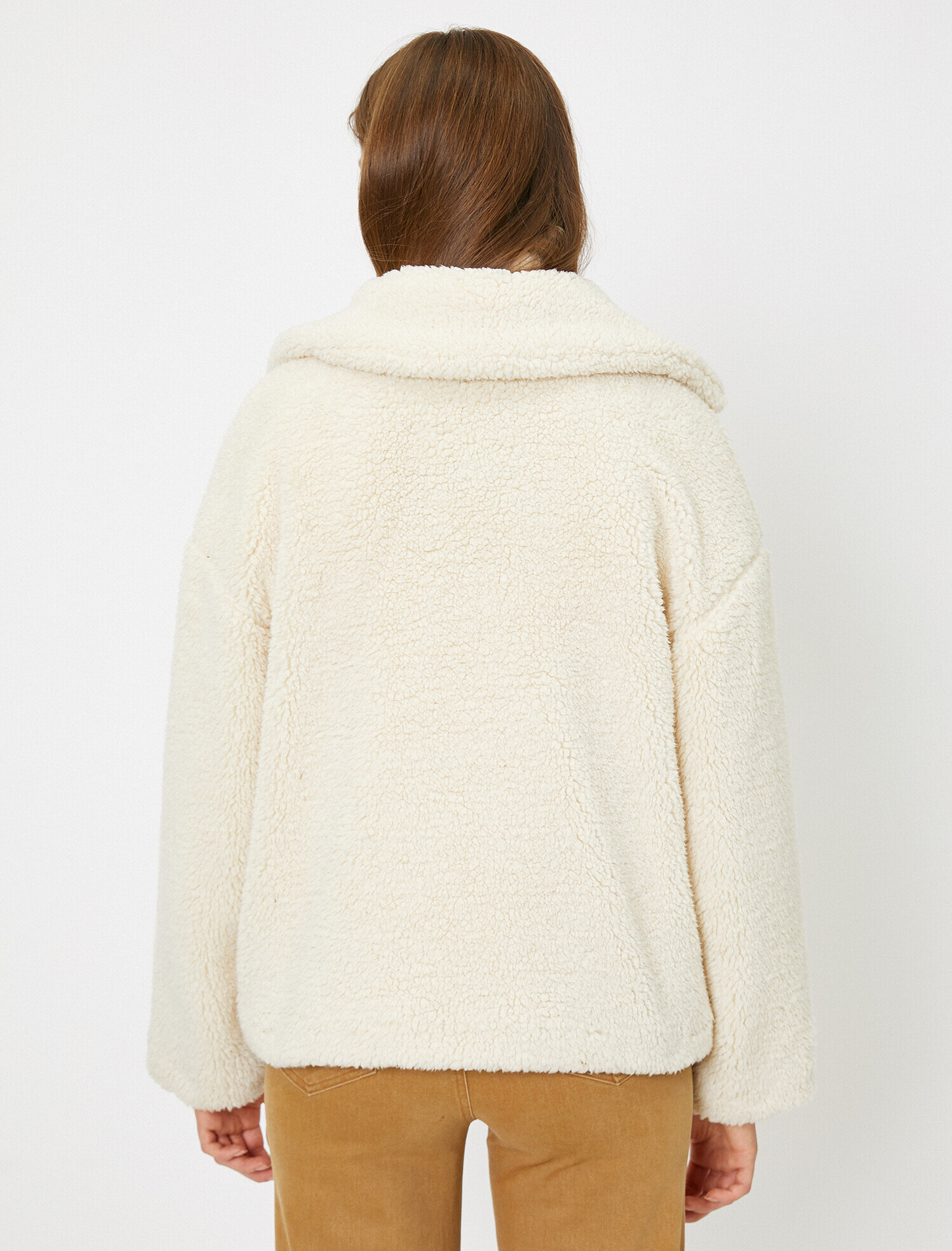 Suni Kürk Detaylı Mont