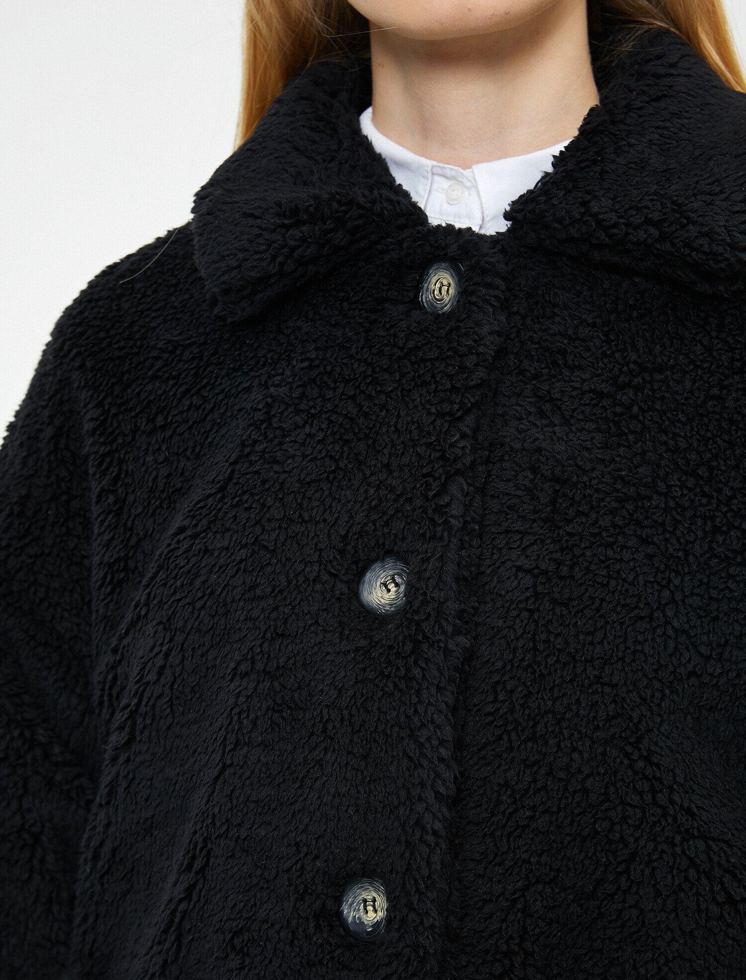   Suni Kürk Detaylı Mont