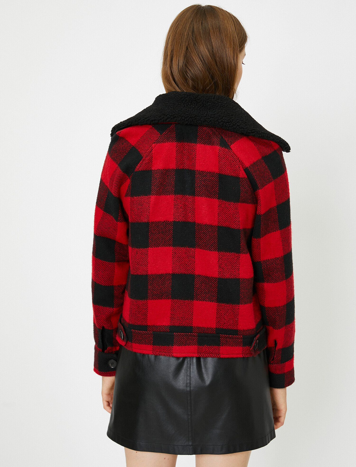   Suni Kürk Detaylı Kaban