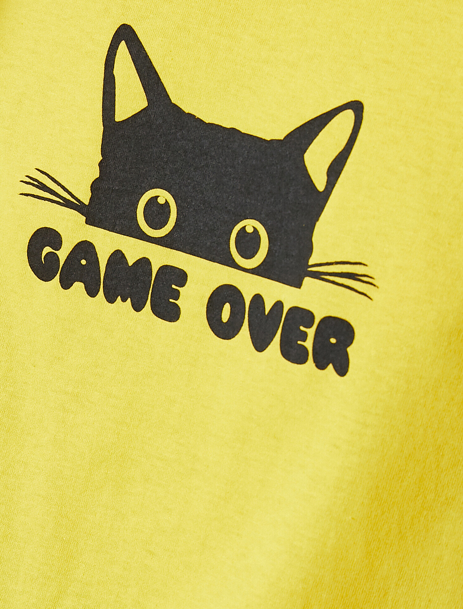   Baskılı Tişört Bisiklet Yaka Kısa Kollu