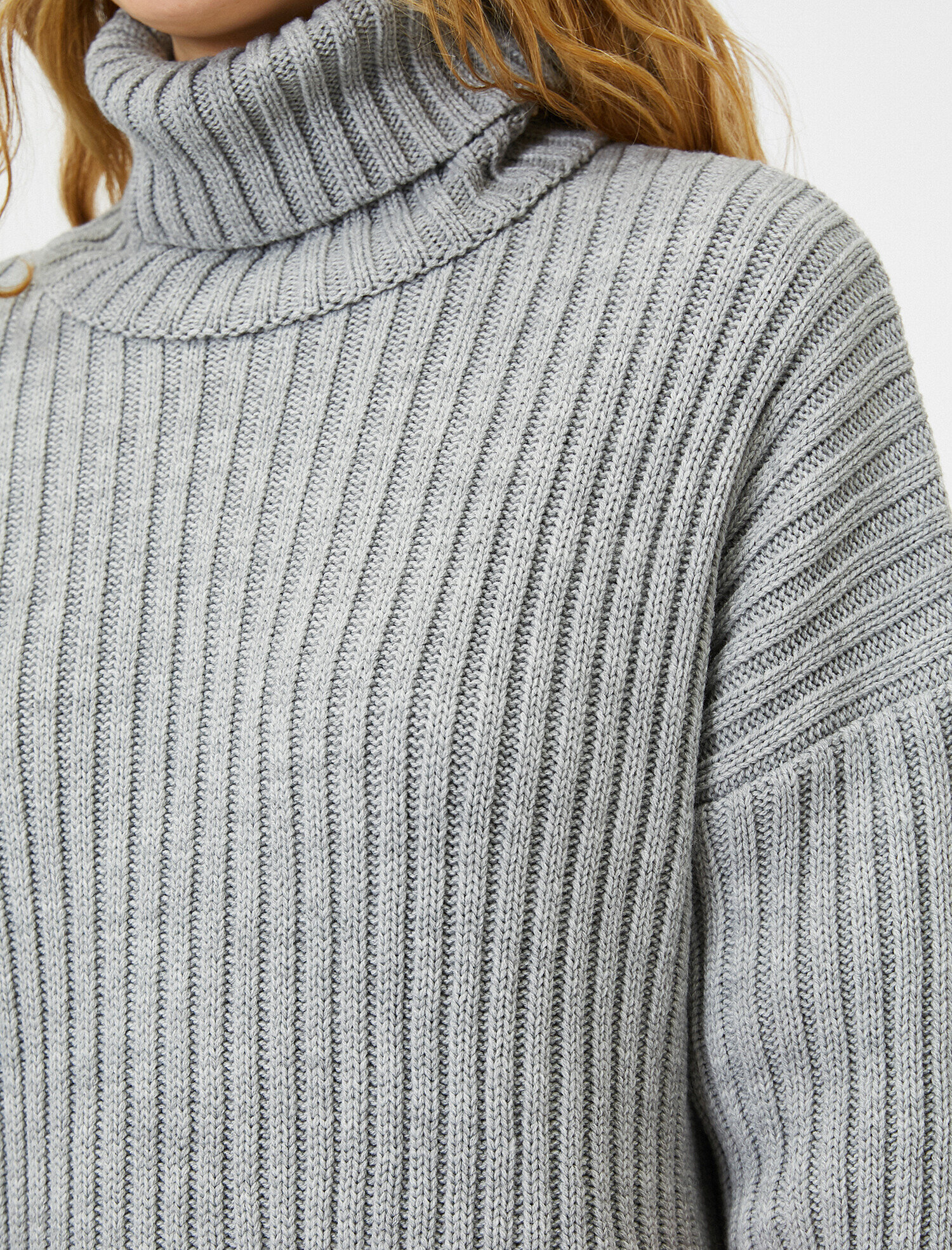   Renk Bloklu Triko Tunik