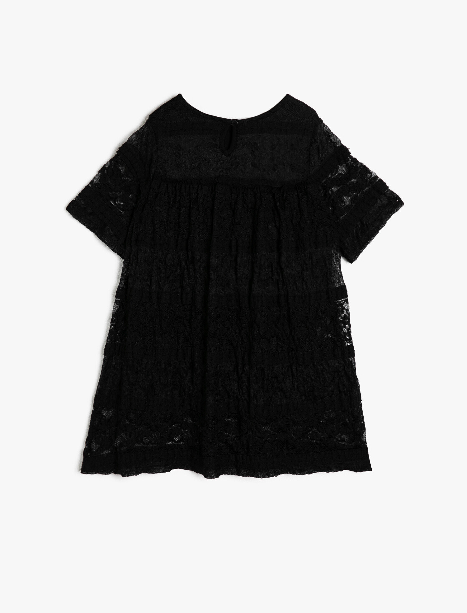  Kız Çocuk Dantel Detaylı Elbise