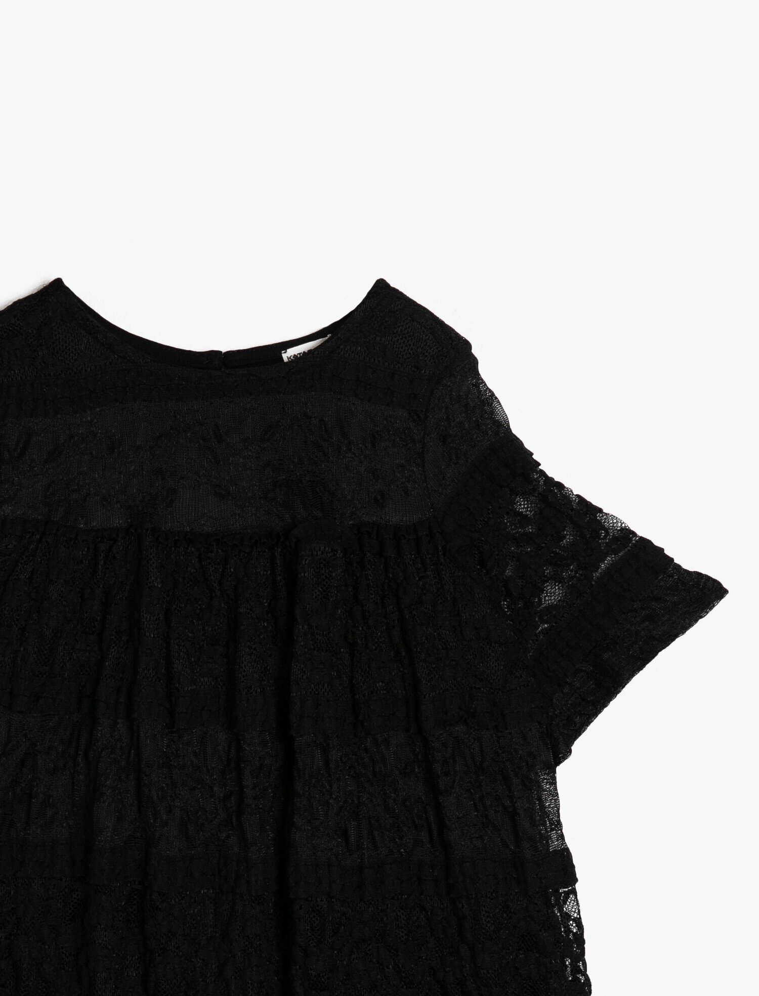  Kız Çocuk Dantel Detaylı Elbise