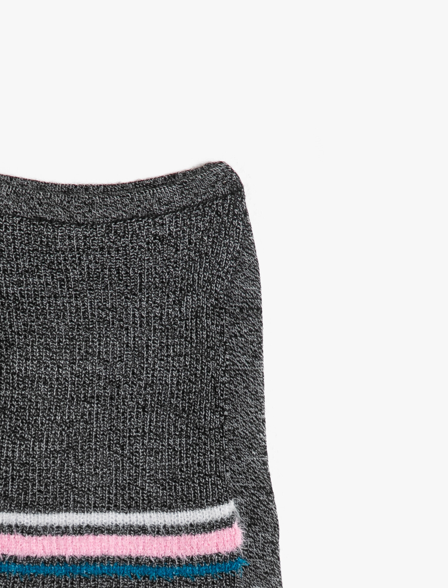  Kız Çocuk Çizgili Triko Panço