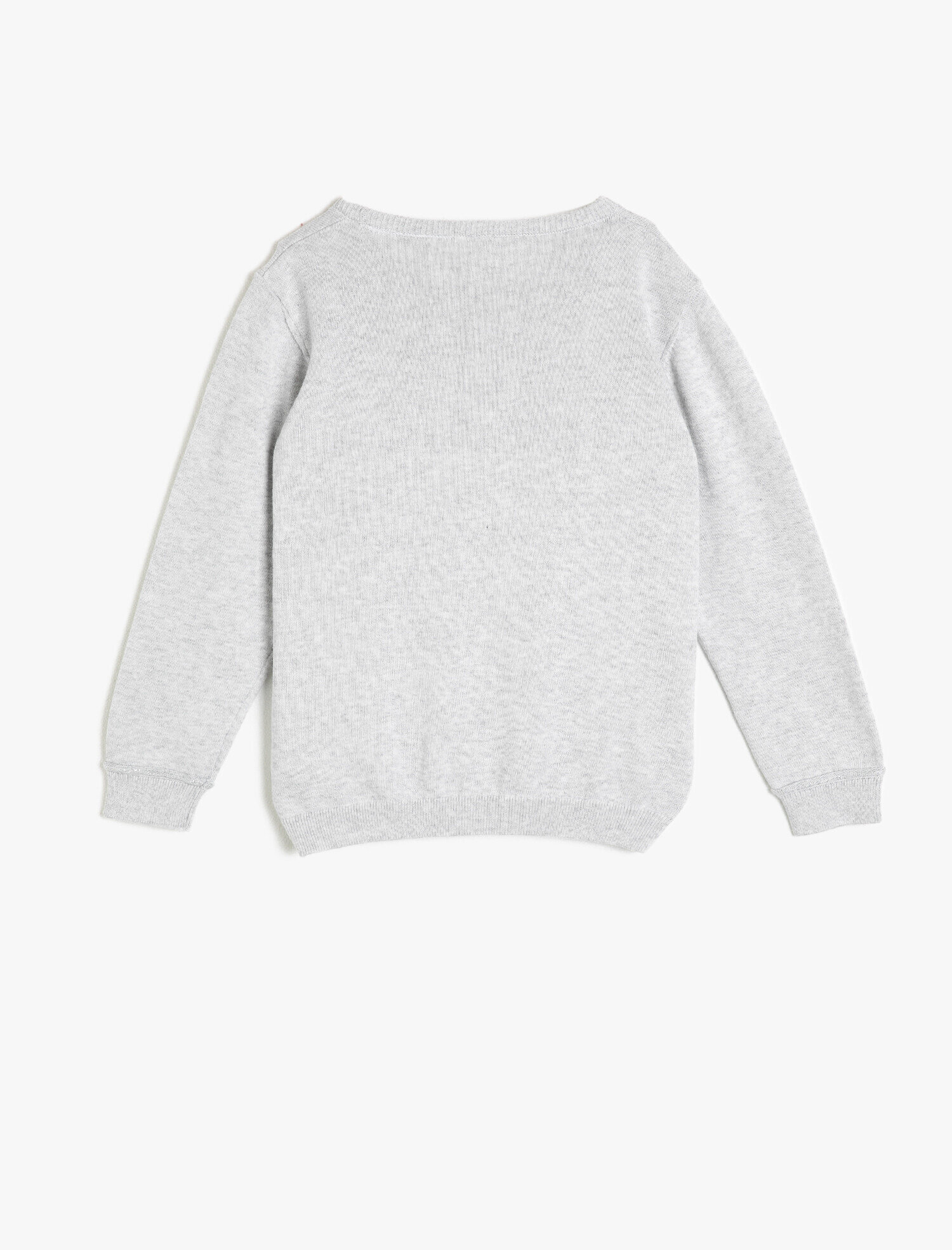  Kız Çocuk Triko Kazak İşlemeli