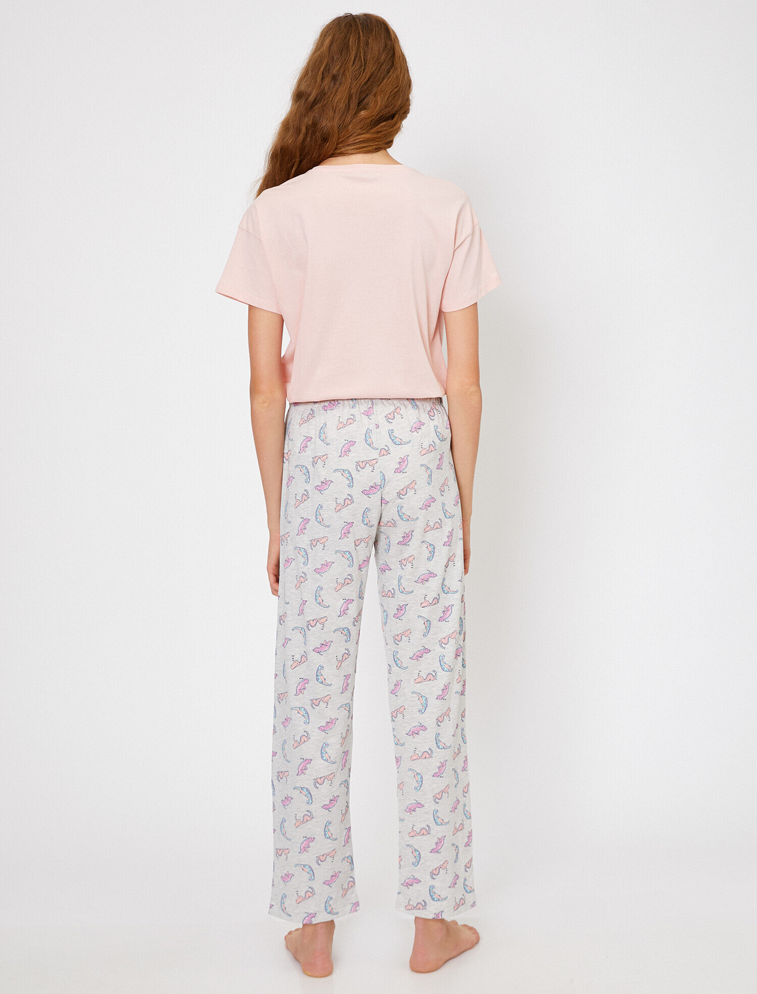 Yazılı Baskılı Pijama Takımı