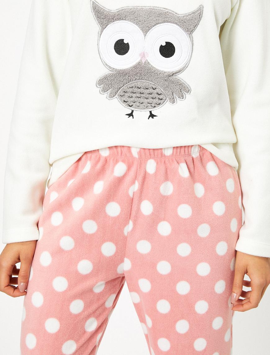   Polar Pijama Takımı İşlemeli