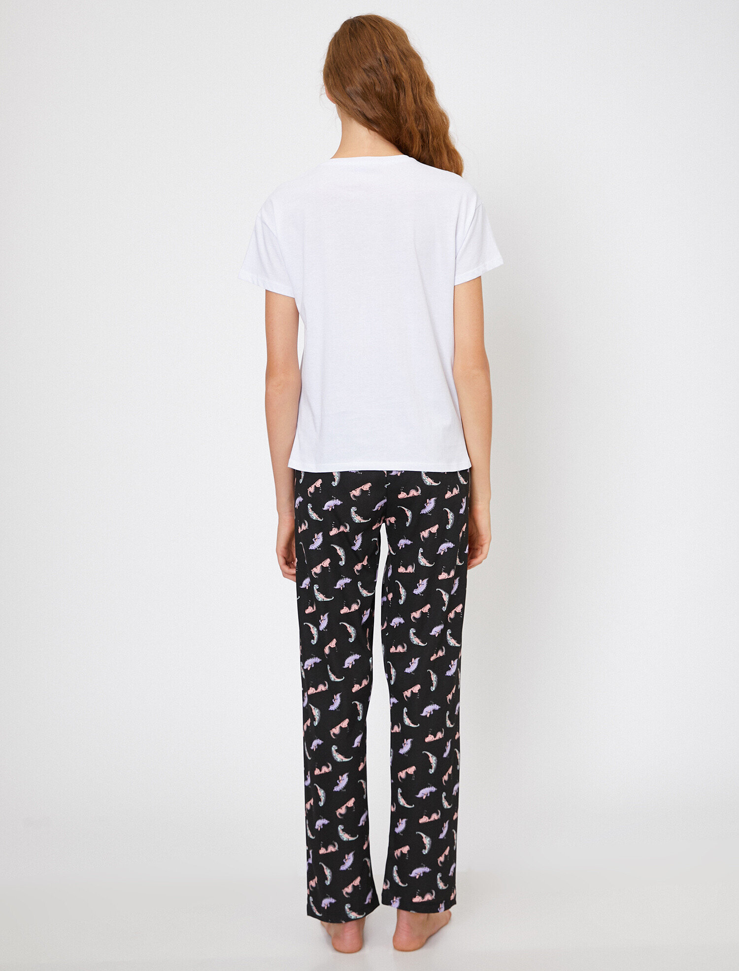   Yazılı Baskılı Pijama Takımı