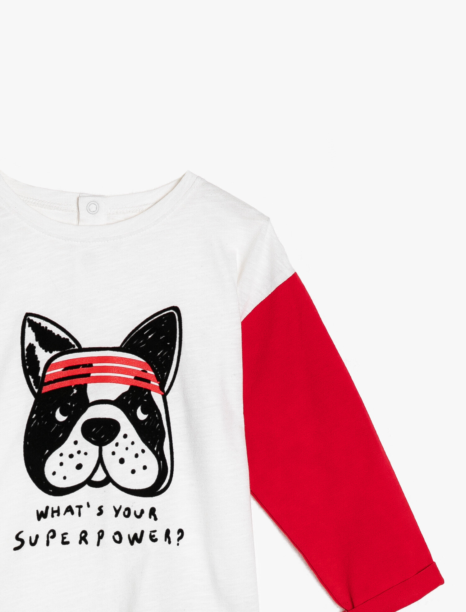  Erkek Bebek Yazılı Baskılı Tişört