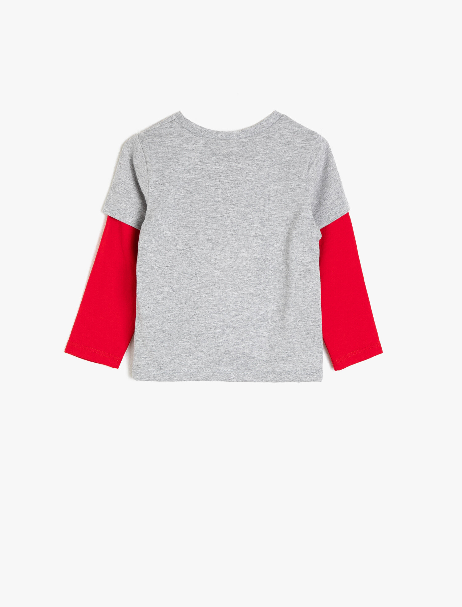  Erkek Bebek Uzun Kollu Baskılı Tişört