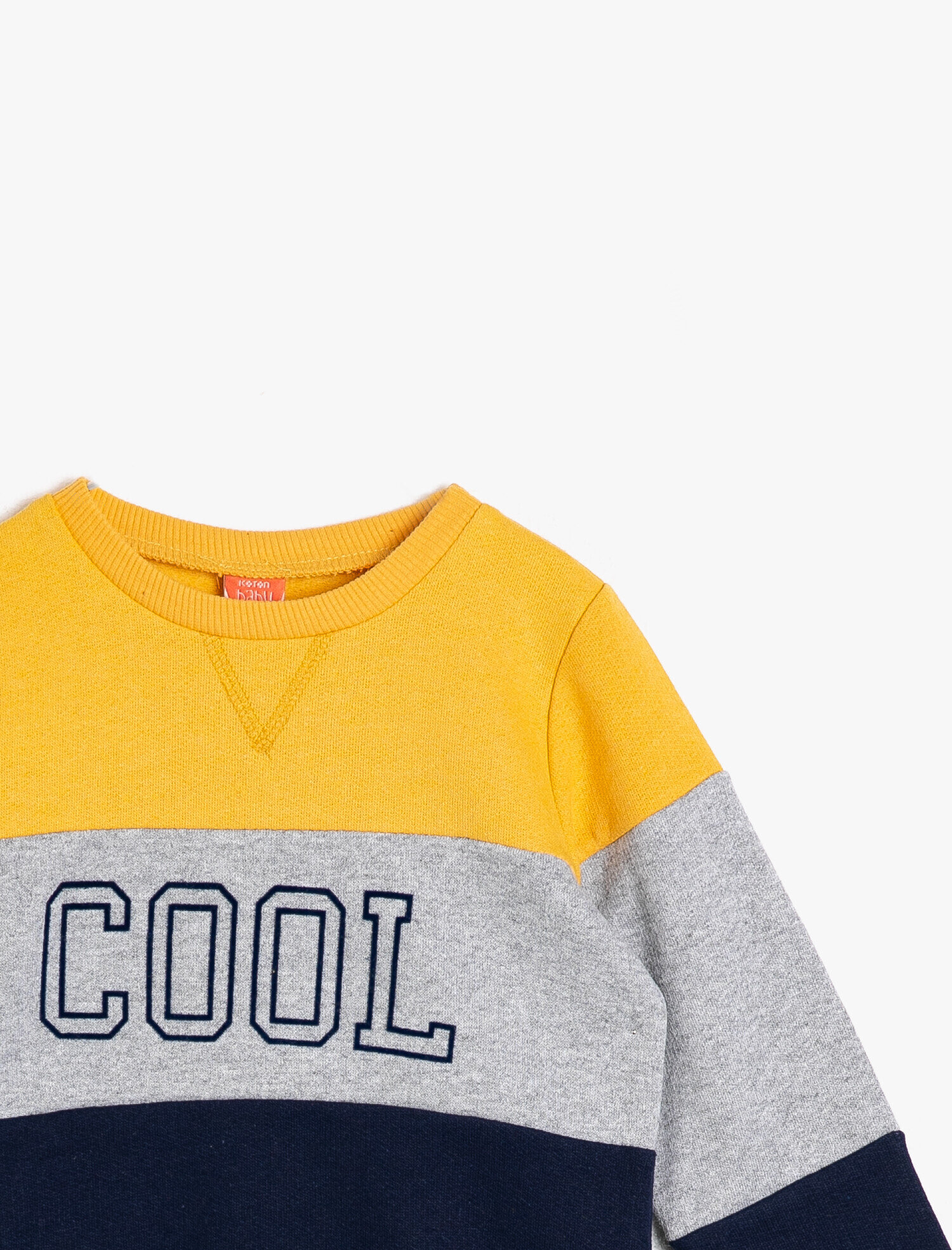  Erkek Bebek Yazılı Baskılı Sweatshirt