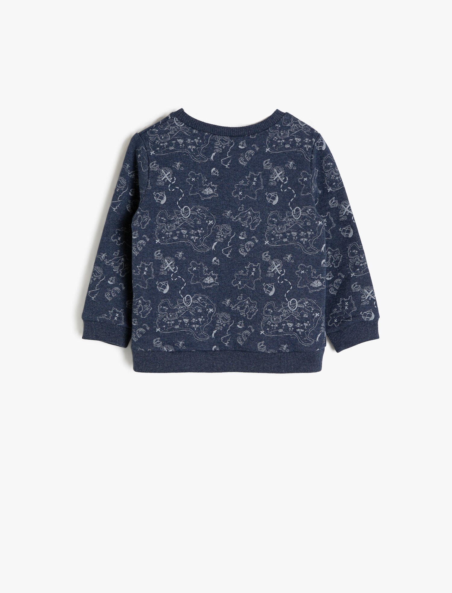  Erkek Bebek Yazılı Baskılı Sweatshirt