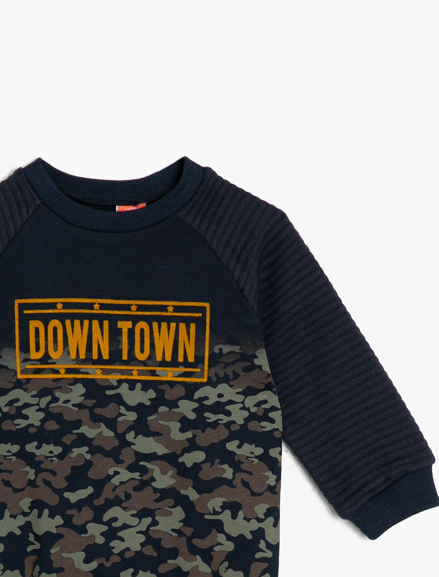  Erkek Bebek Yazılı Baskılı Sweatshirt