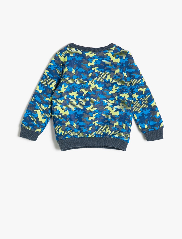 Erkek Bebek Desenli Sweatshirt