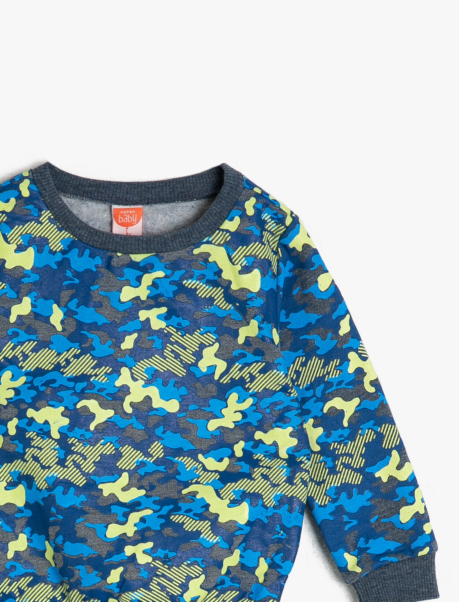  Erkek Bebek Desenli Sweatshirt