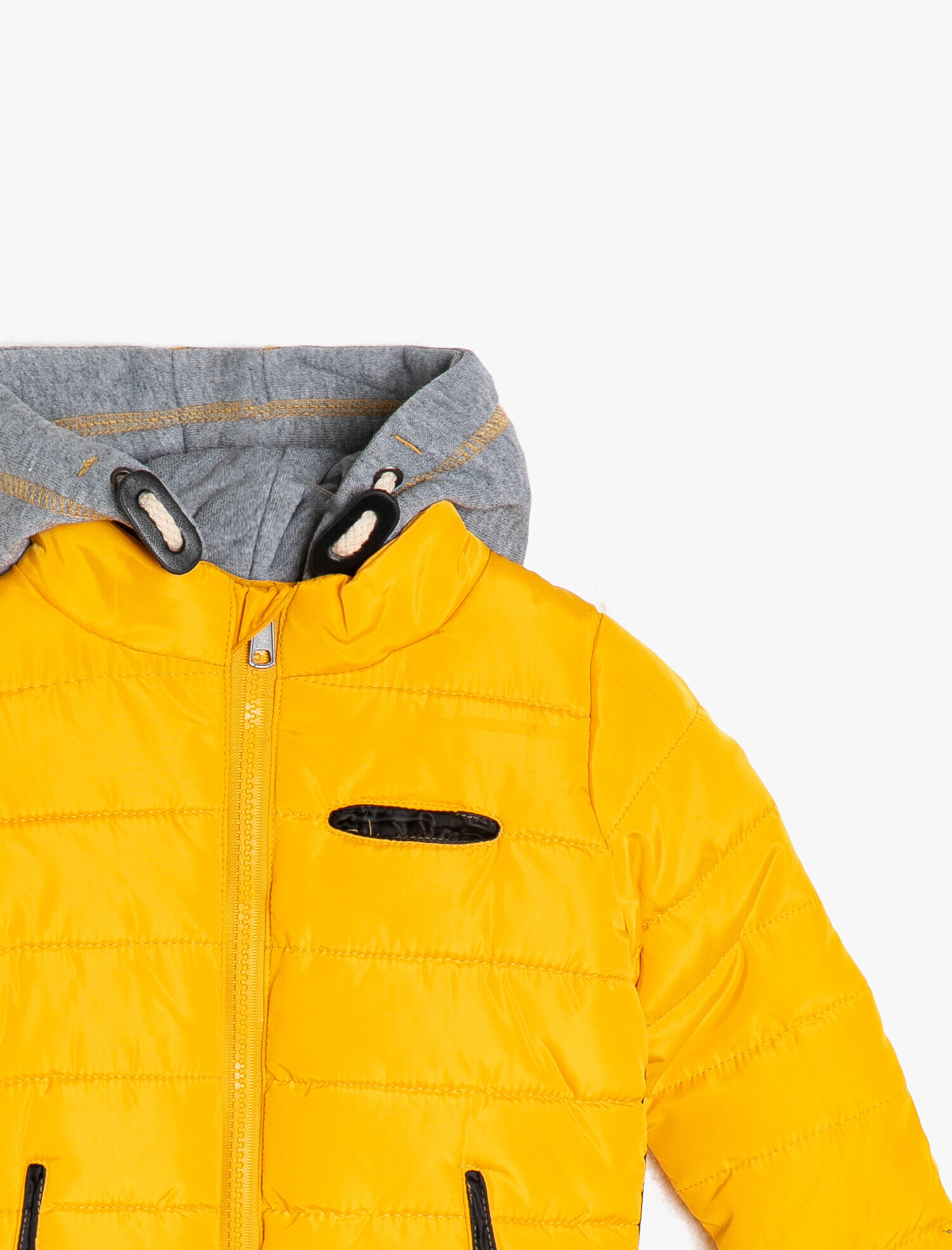 Erkek Bebek Kapüşonlu Kaban