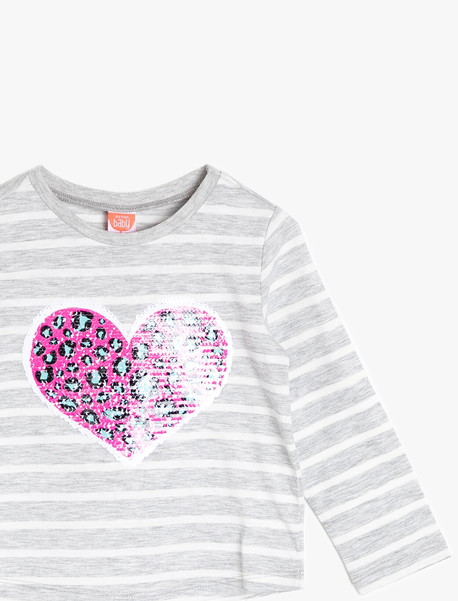  Kız Bebek Baskılı Tişört Uzun Kollu