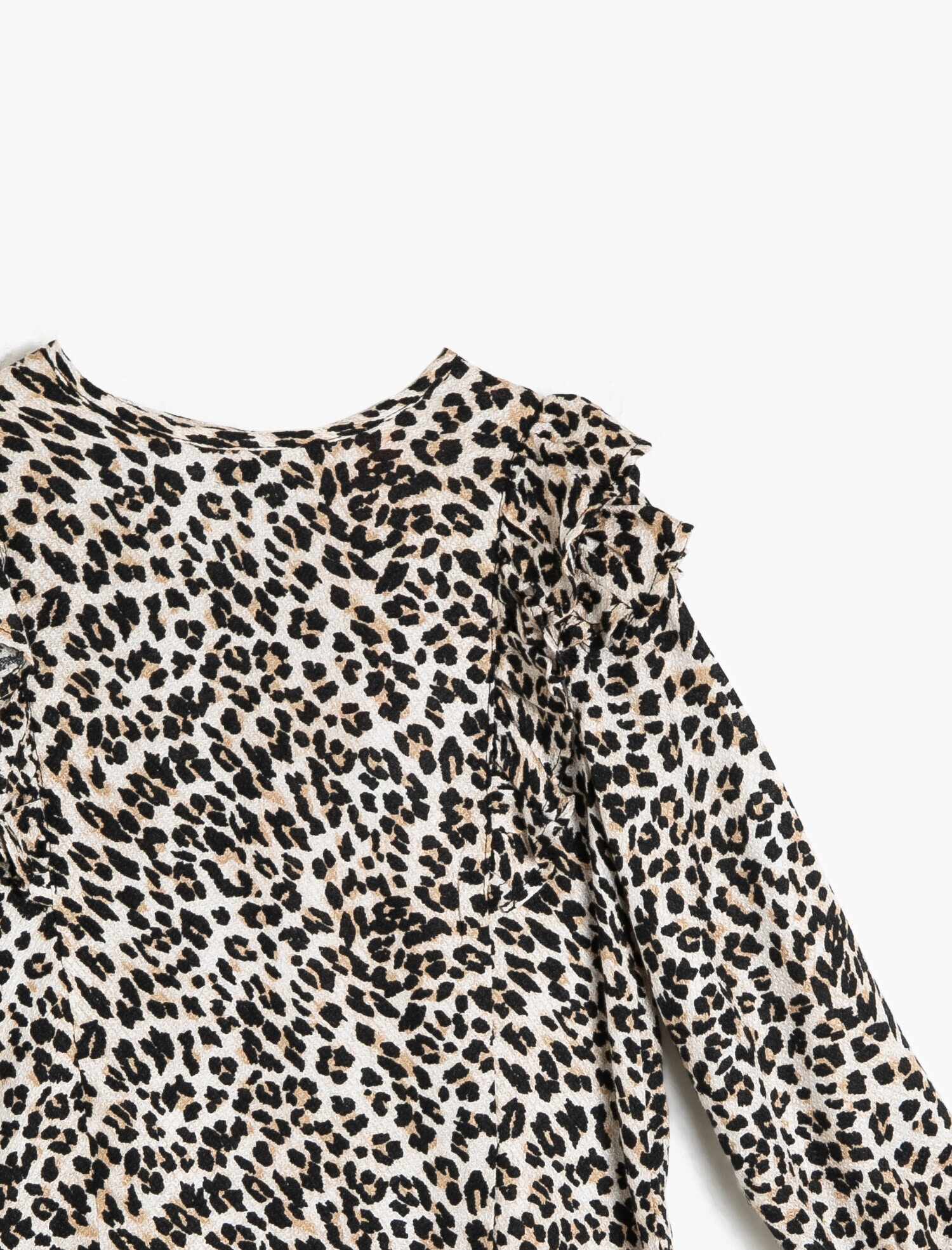  Kız Bebek Leopar Desenli Bluz