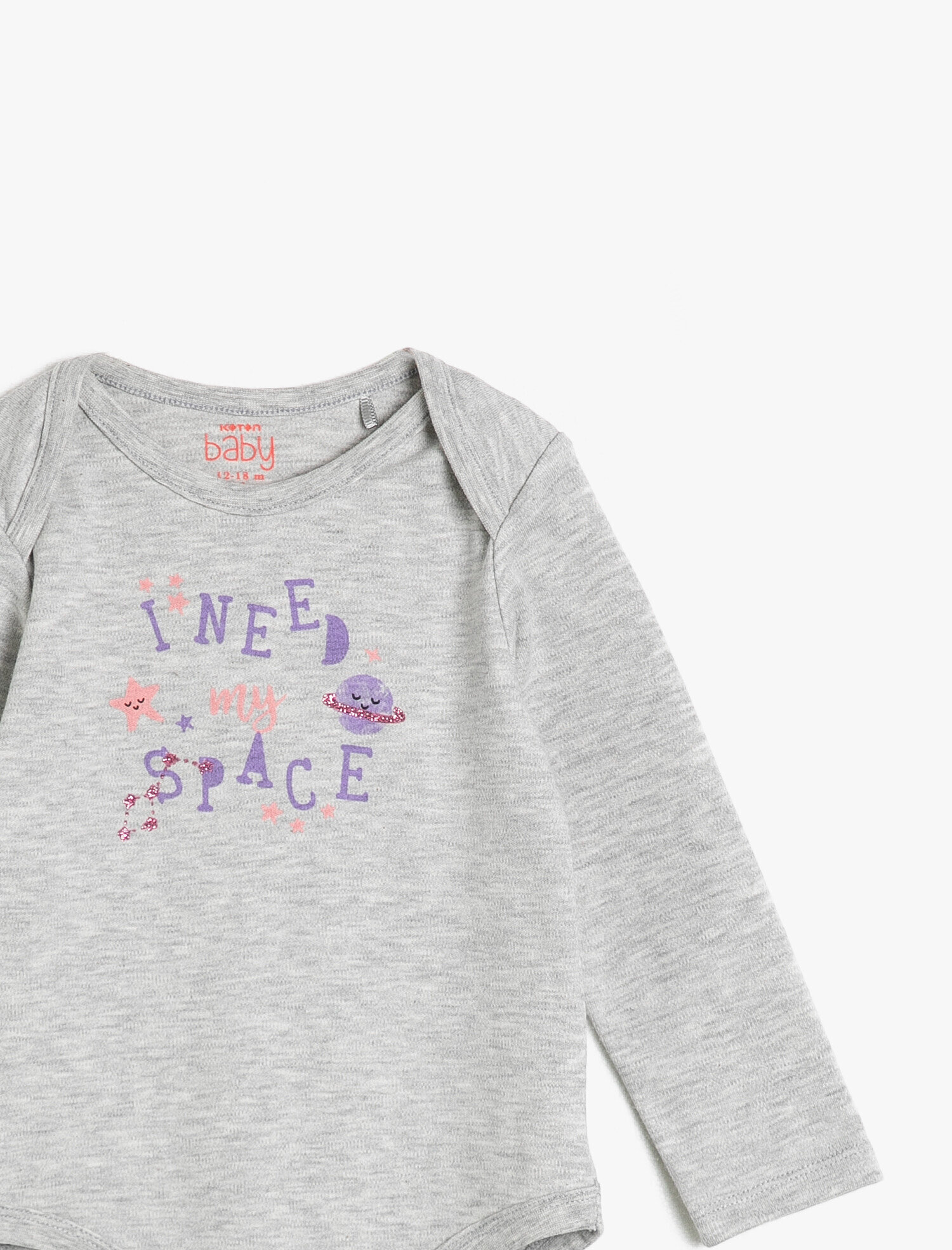  Kız Bebek Yazılı Baskılı Çıtçıtlı Body