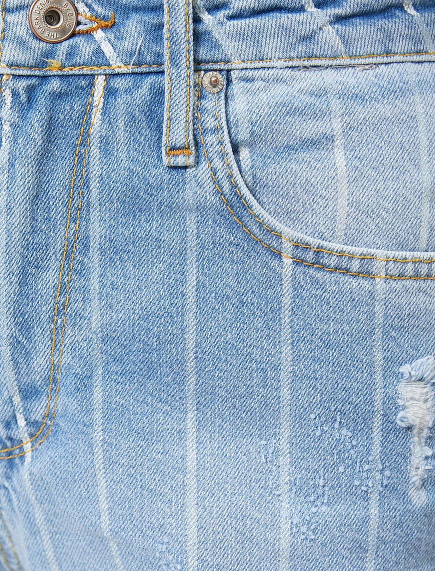   Striped Jeans