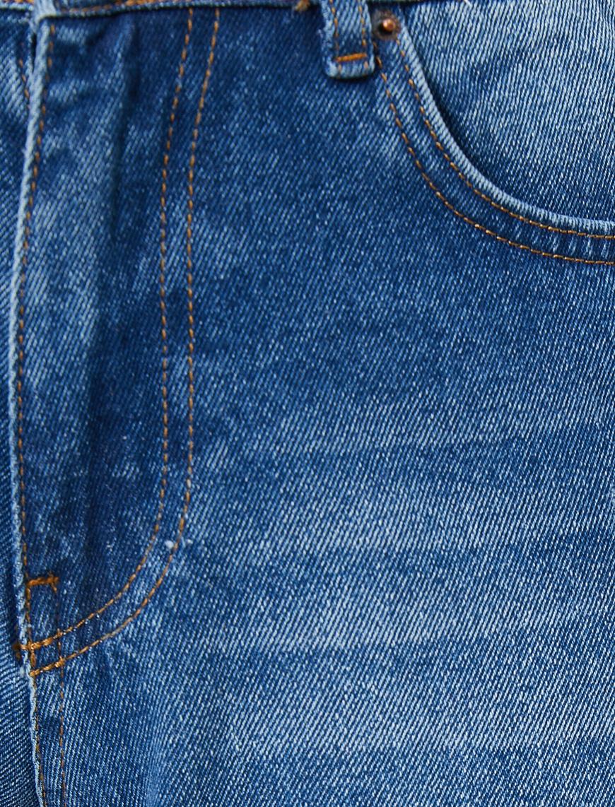   Letter Printed Jeans