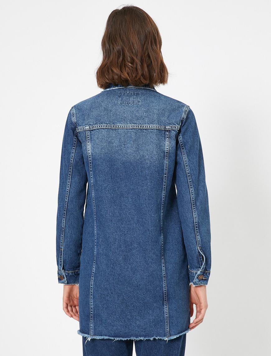   Button Detailed Jean Jacket