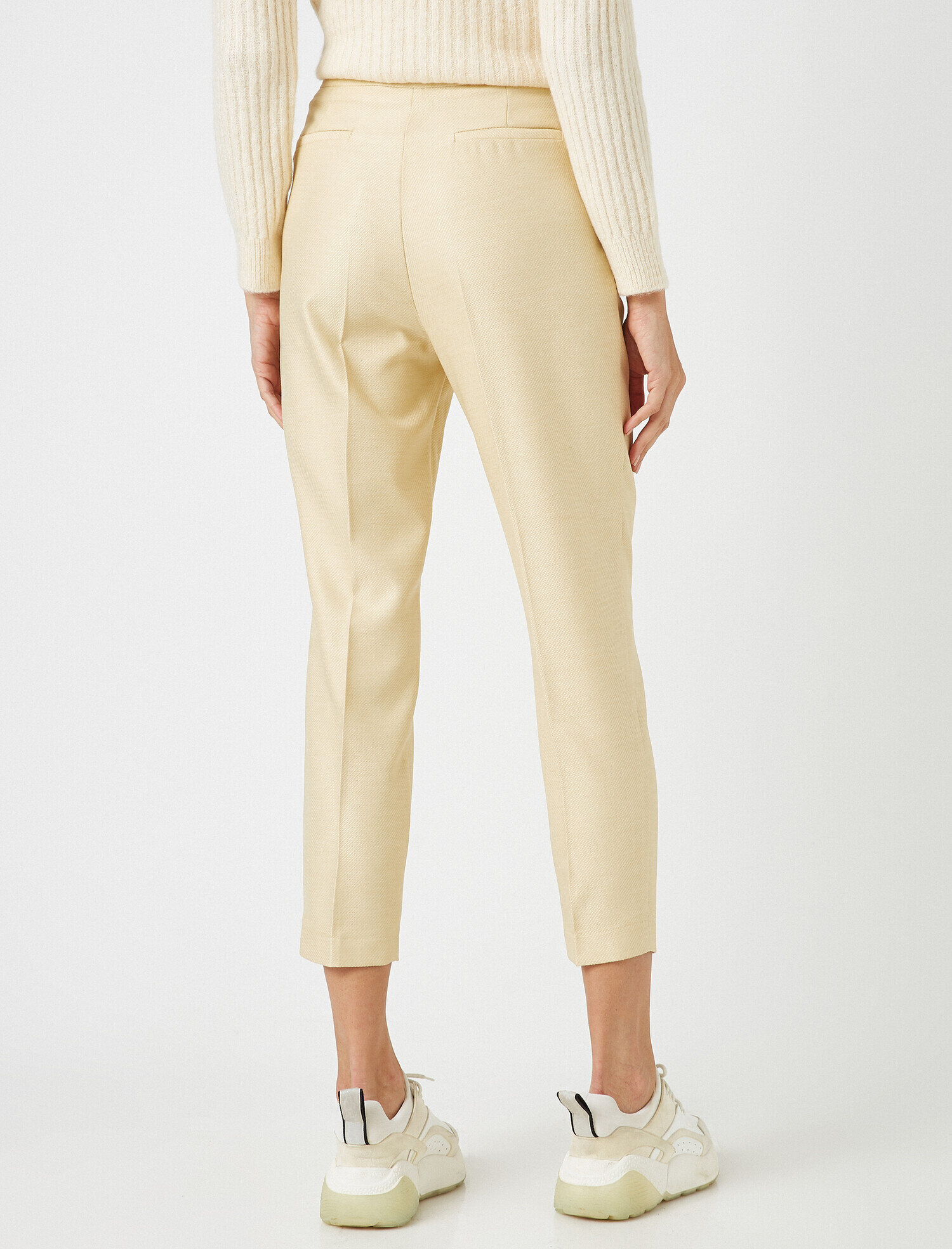   Kemerli Cepli Pantolon