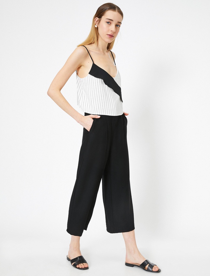  Normal Bel Kanvas Culotte Pantolon