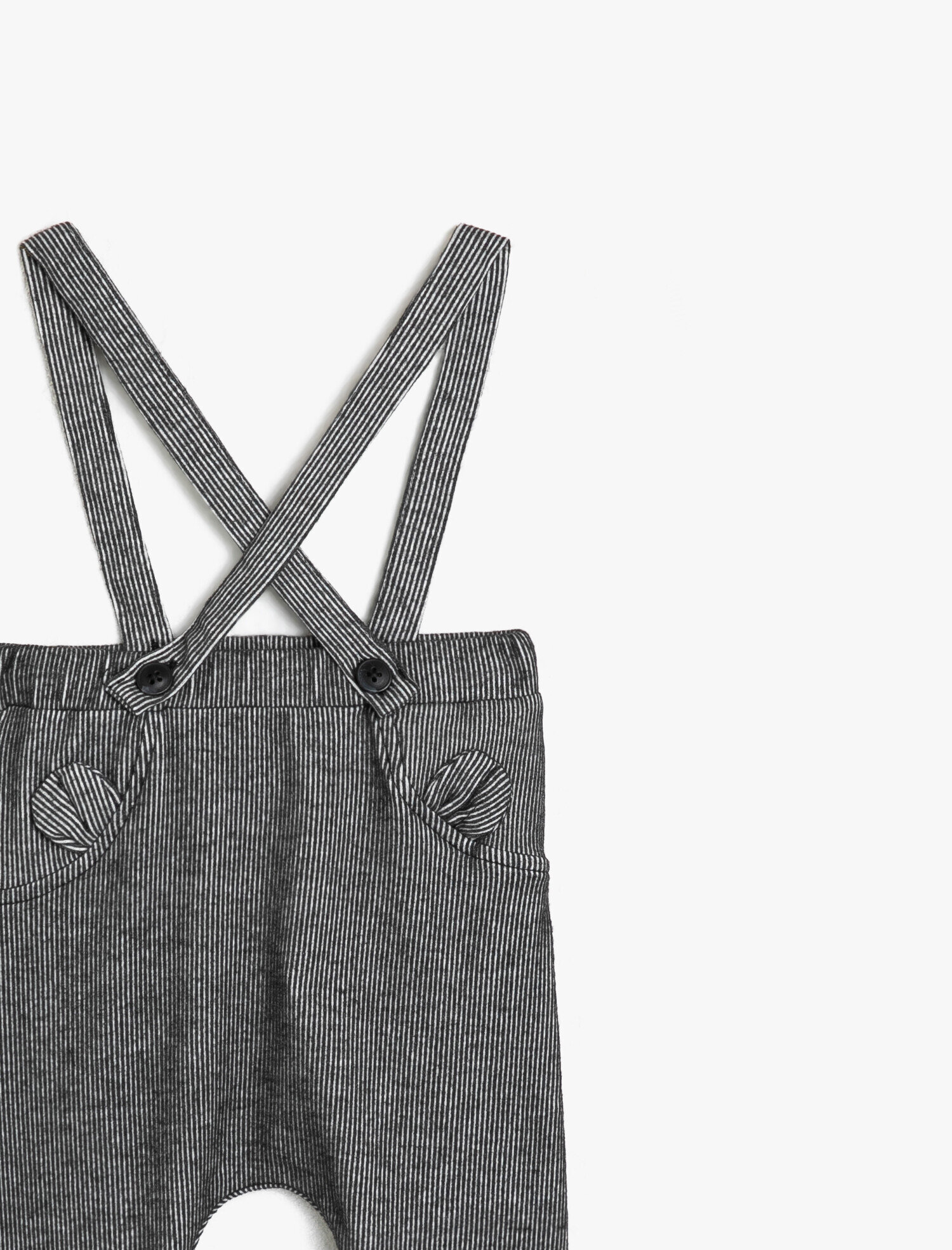  Erkek Bebek Kemer Detaylı Zıbın