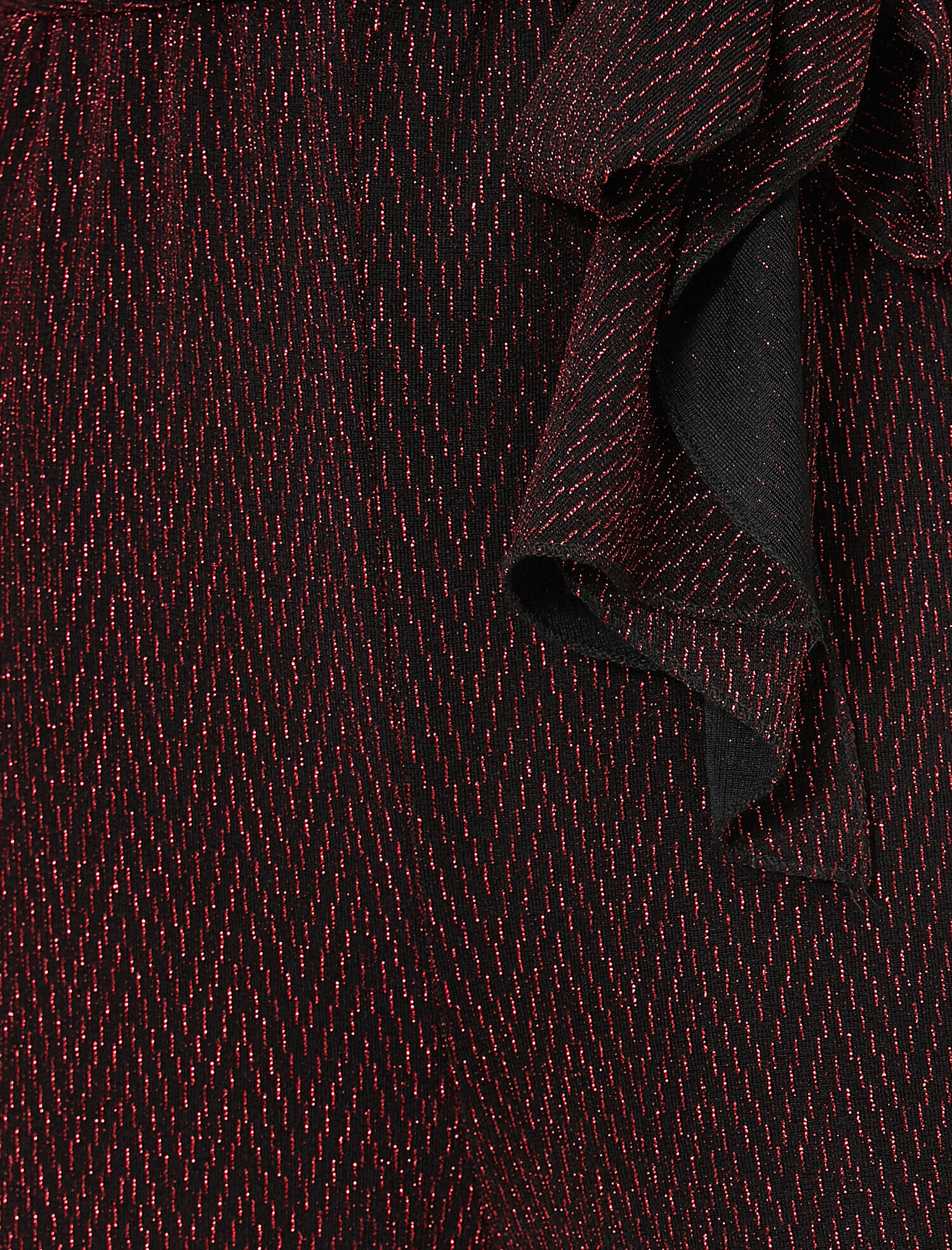   Simli Kruvaze Kalın Askılı Bağcık Detaylı Geniş Uzun Paça Tulum