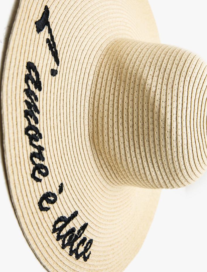 Kadın Floopy Hasır Şapka