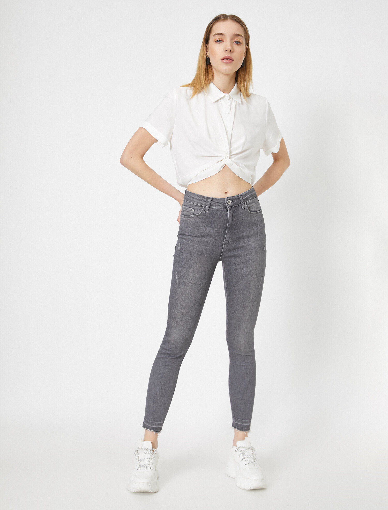   Carmen Yüksek Bel Skinny Fit Jean Pantolon