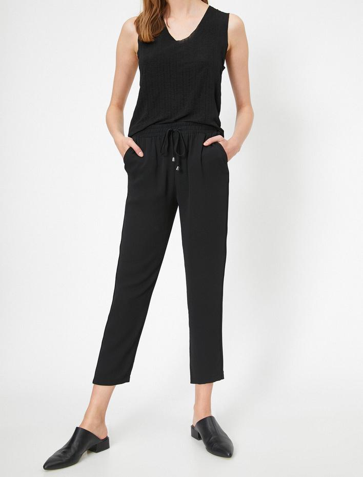  Beli Bağlamalı Pantolon