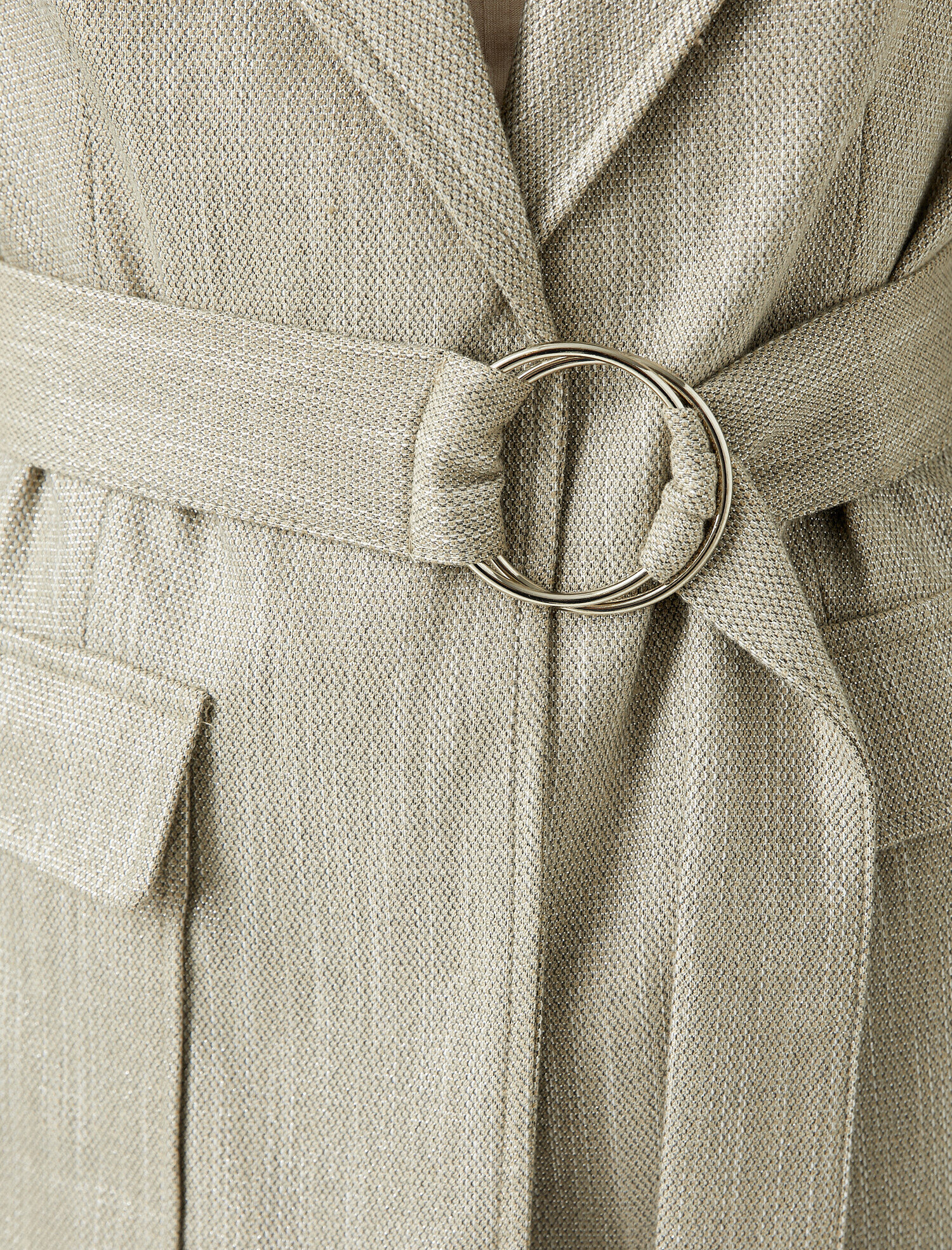   Kemerli Blazer Ceket