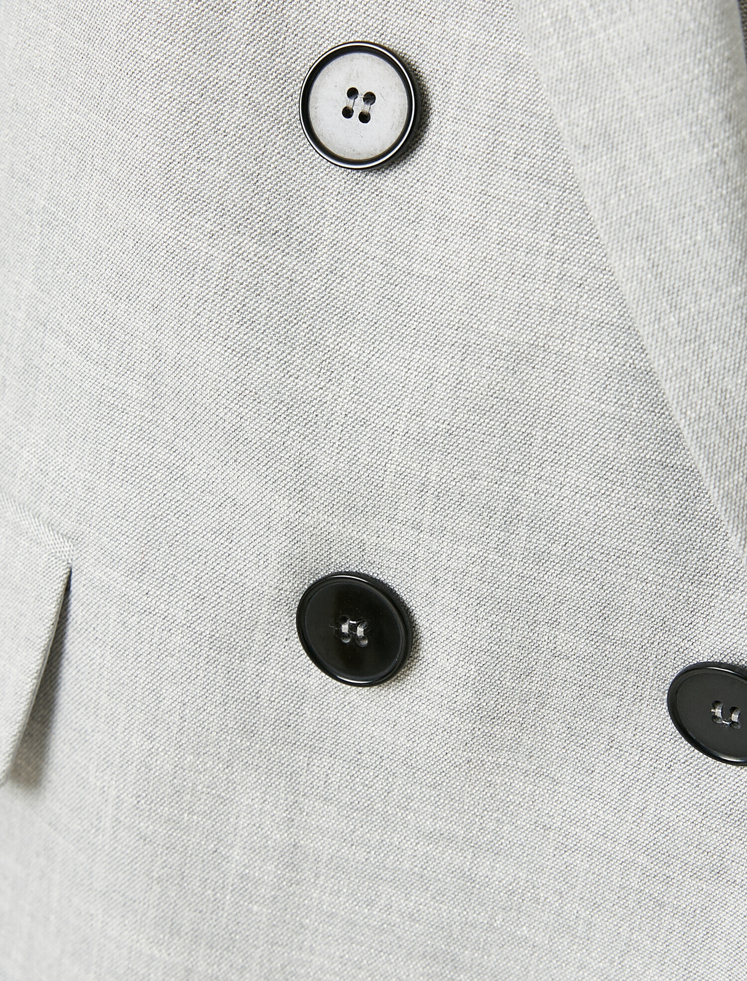   Düğme Detaylı Kruvaze Blazer Ceket