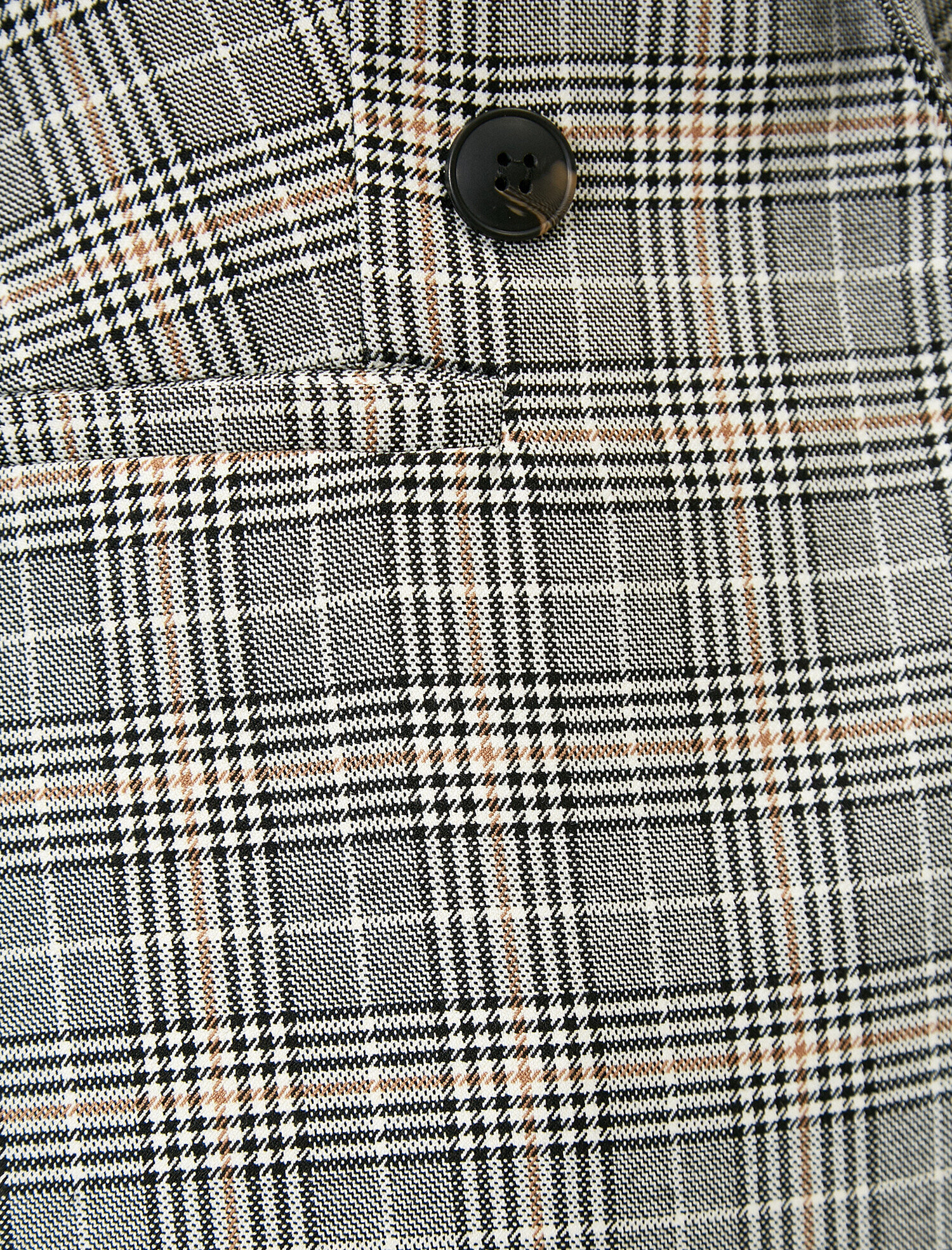   Ekoseli Blazer Ceket