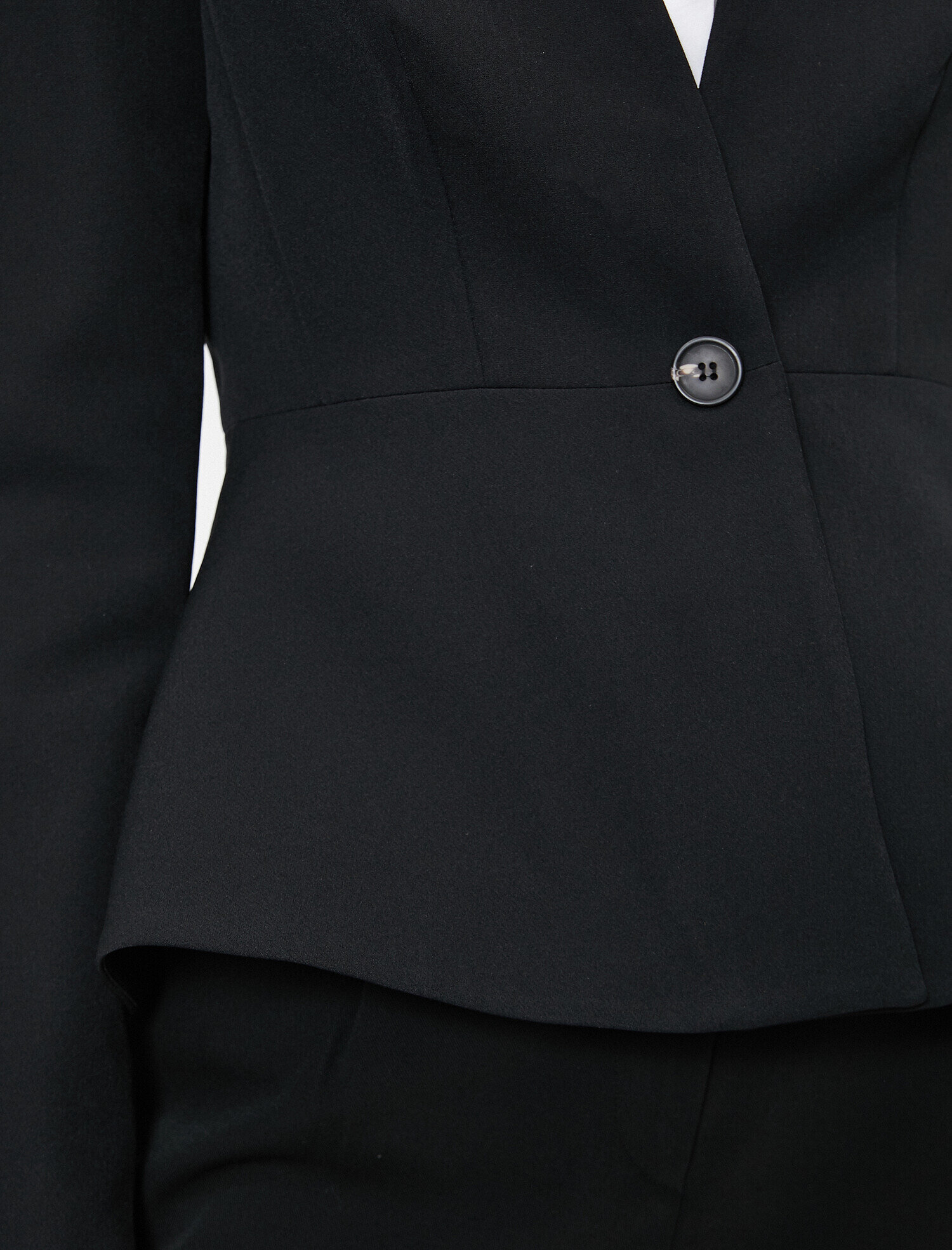   V Yaka Blazer Ceket
