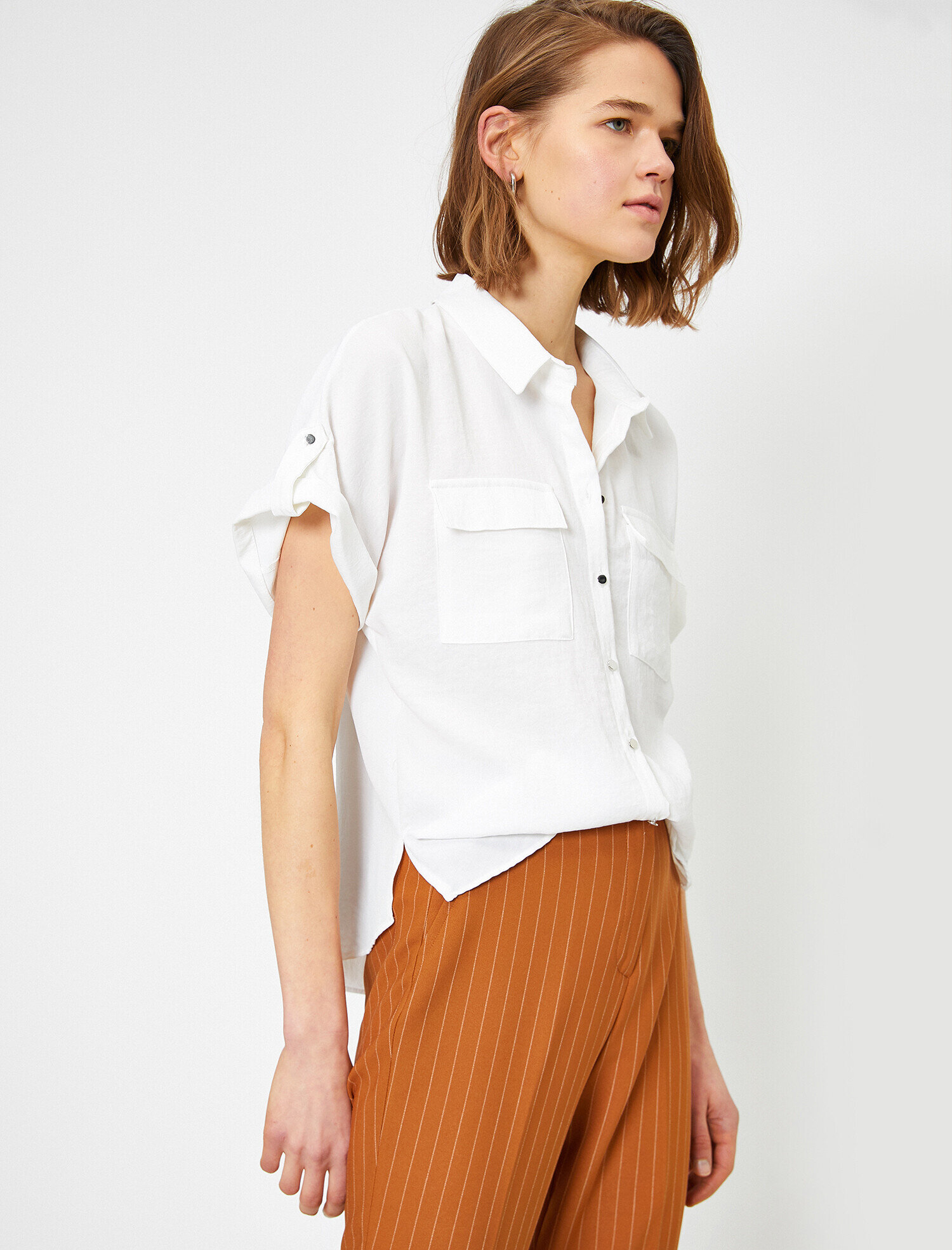   Cep Detaylı Gömlek