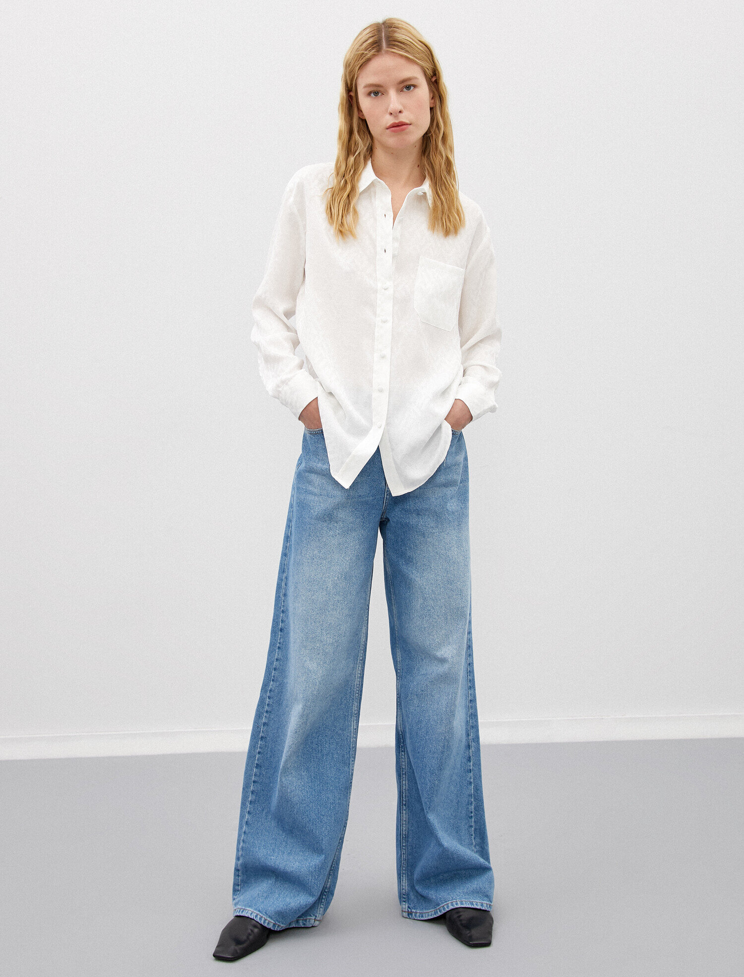   Cep Detaylı Gömlek