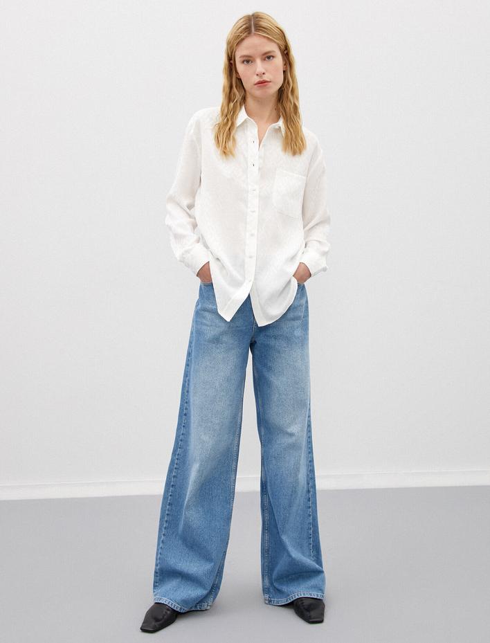  Cep Detaylı Gömlek