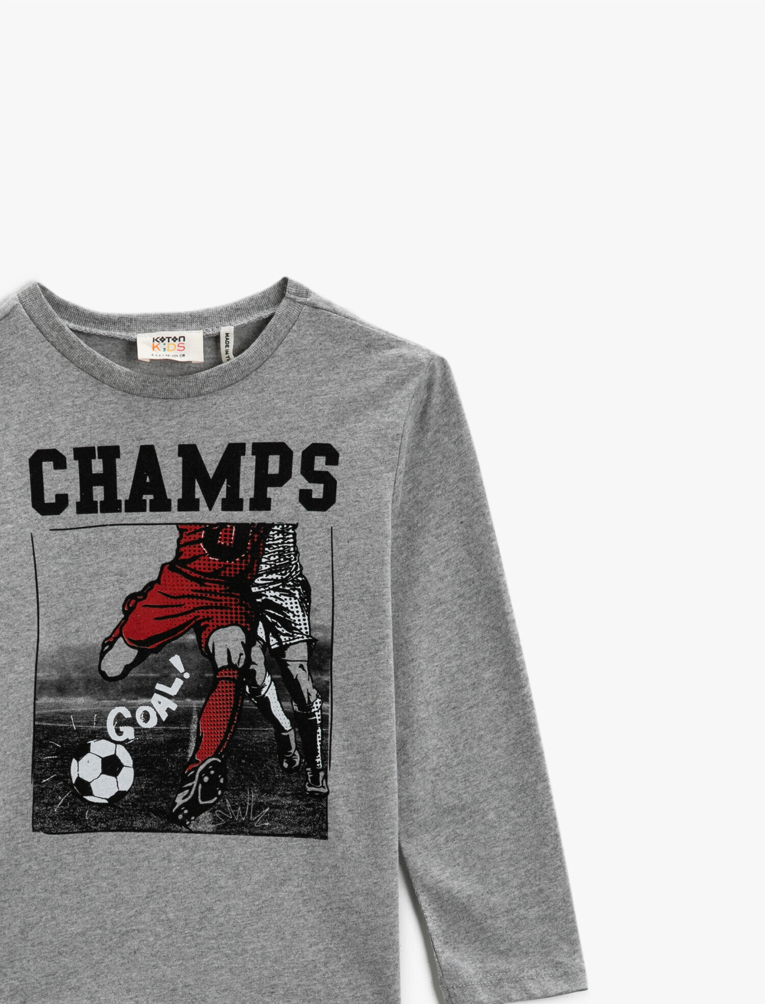  Erkek Çocuk Baskılı Tişört Uzun Kollu