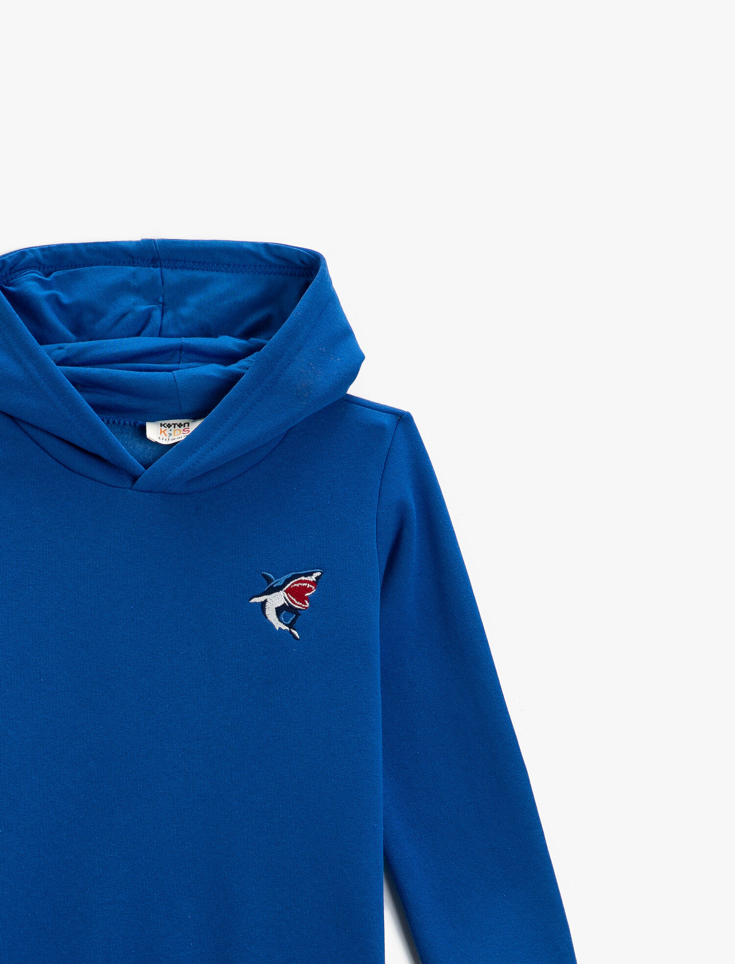  Erkek Çocuk Pamuklu Baskılı Kapüşonlu Sweatshirt