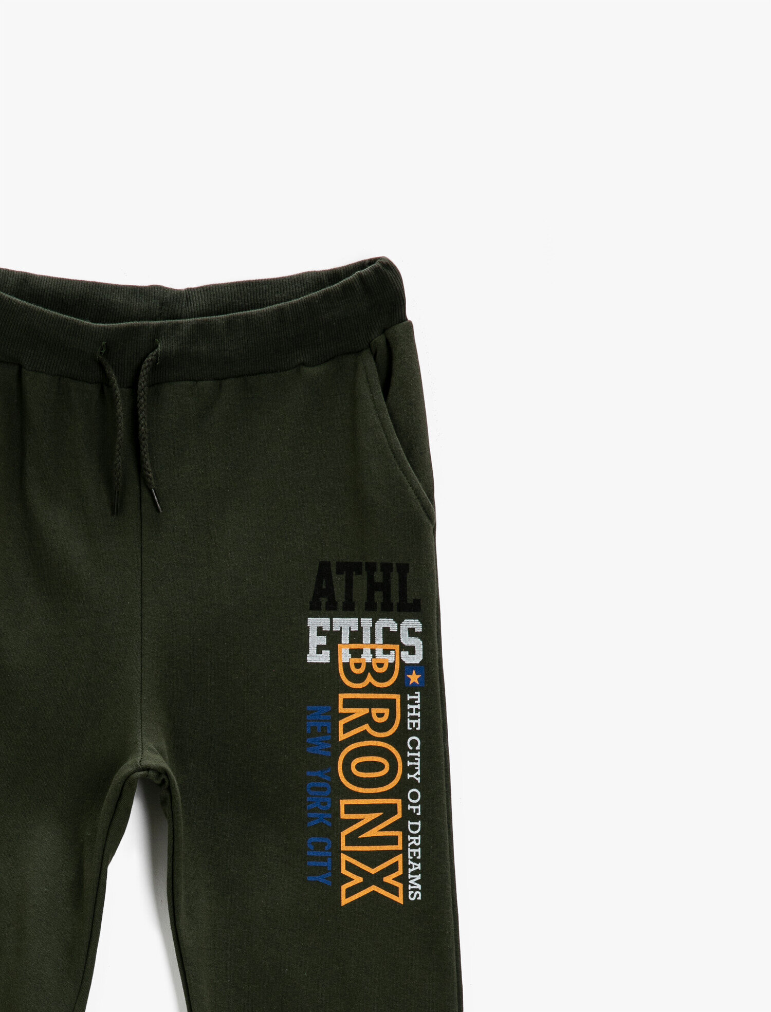  Erkek Çocuk Belden Bağlamalı Baskılı Jogger Eşofman Altı