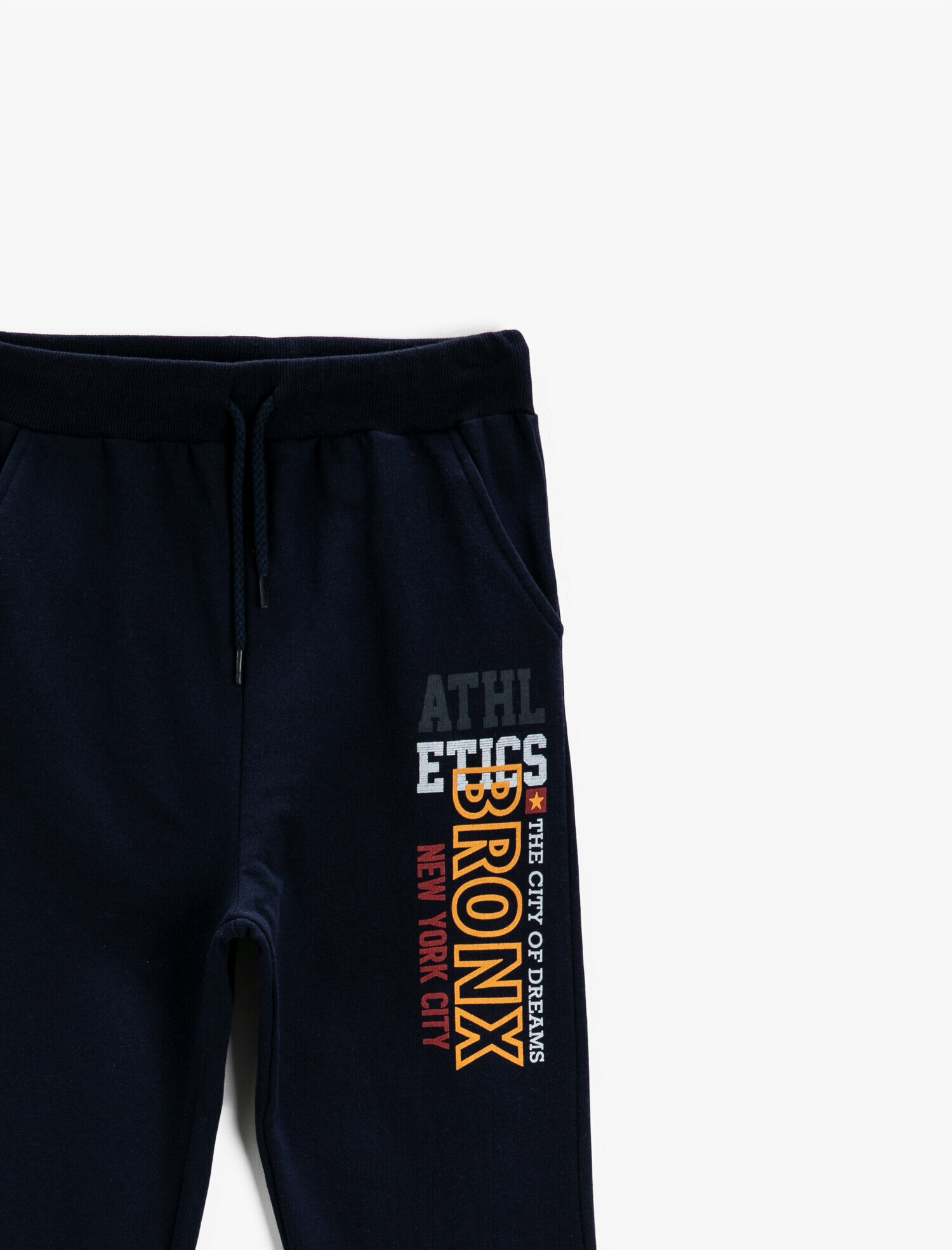  Erkek Çocuk Belden Bağlamalı Baskılı Jogger Eşofman Altı