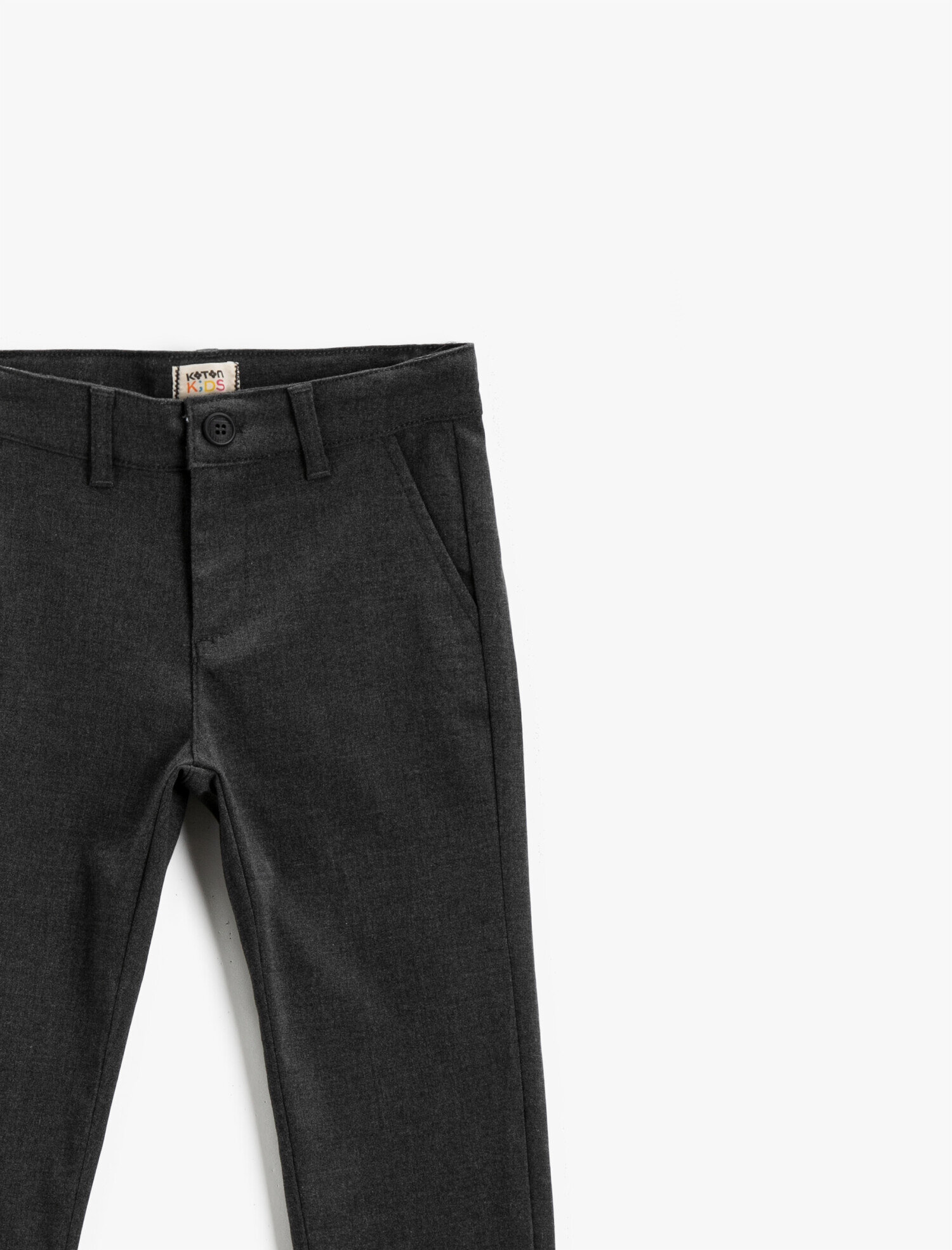  Erkek Çocuk Düğmeli Cepli Pantolon