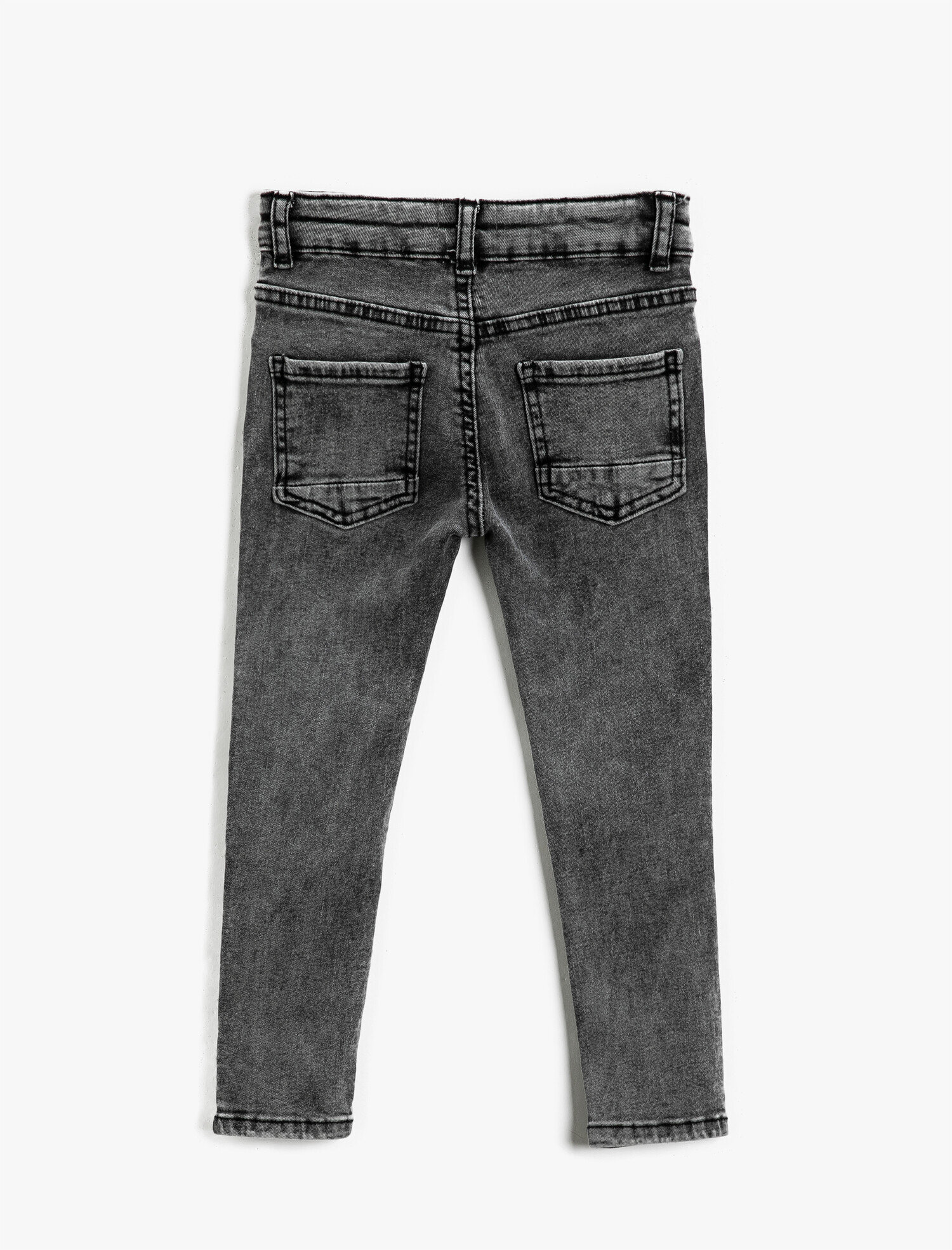  Erkek Çocuk Kot Pantolon Comfort Strech Pamuklu Cepli - Slim Jean