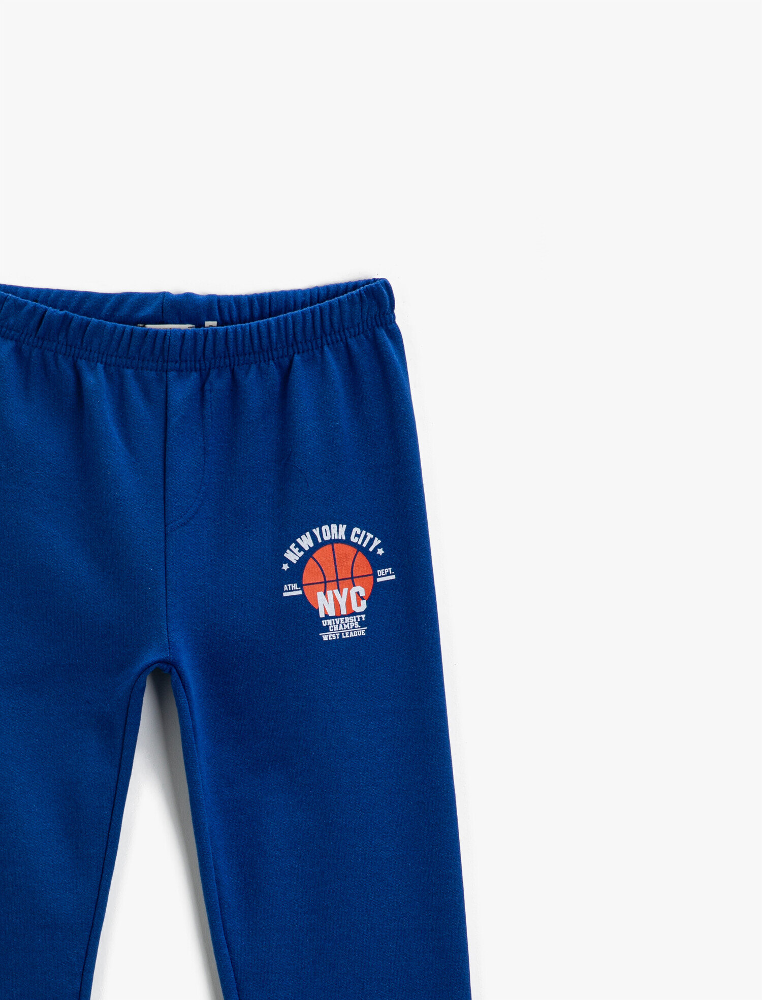  Erkek Çocuk NYC Baskılı Eşofman Altı Beli Lastikli